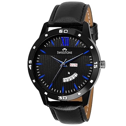 Analogue Black Dial Mens Watch - BK075-BLK