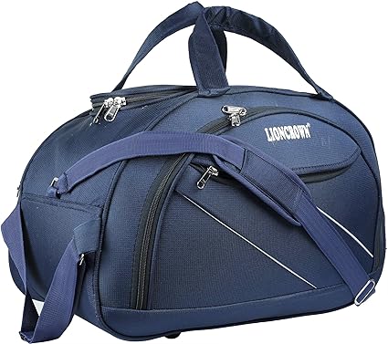 Lioncrown Polyester 55 cms Travel Duffel Bag | Cabin Bag (Blue)