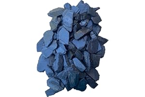 Awesome Aquatic Natural Black/Gray Slate 1-3 inch Rocks Stone for Aquascaping Aquariums, Landscaping Model, Terrarium & Vivarium Enclosures, Miniature & Fairy Garden, Models (5 lb 1-3 inch)