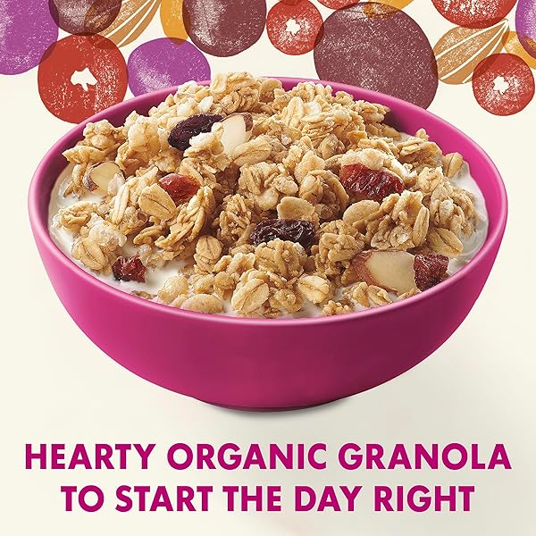 CASCADIAN FARM ORGANIC GRANOLA, FRUIT AND NUT CEREAL, RESEALABLE POUCH, FAMILY SIZE, 22 OZ