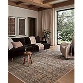 Loloi Amber Lewis Molly Collection MOL-03 Ocean/Sunset 5'-3" x 7'-9" Low Pile Area Rug