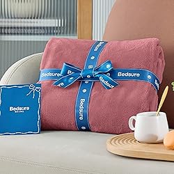Bedsure GentleSoft Fleece Throw Blanket for Couch