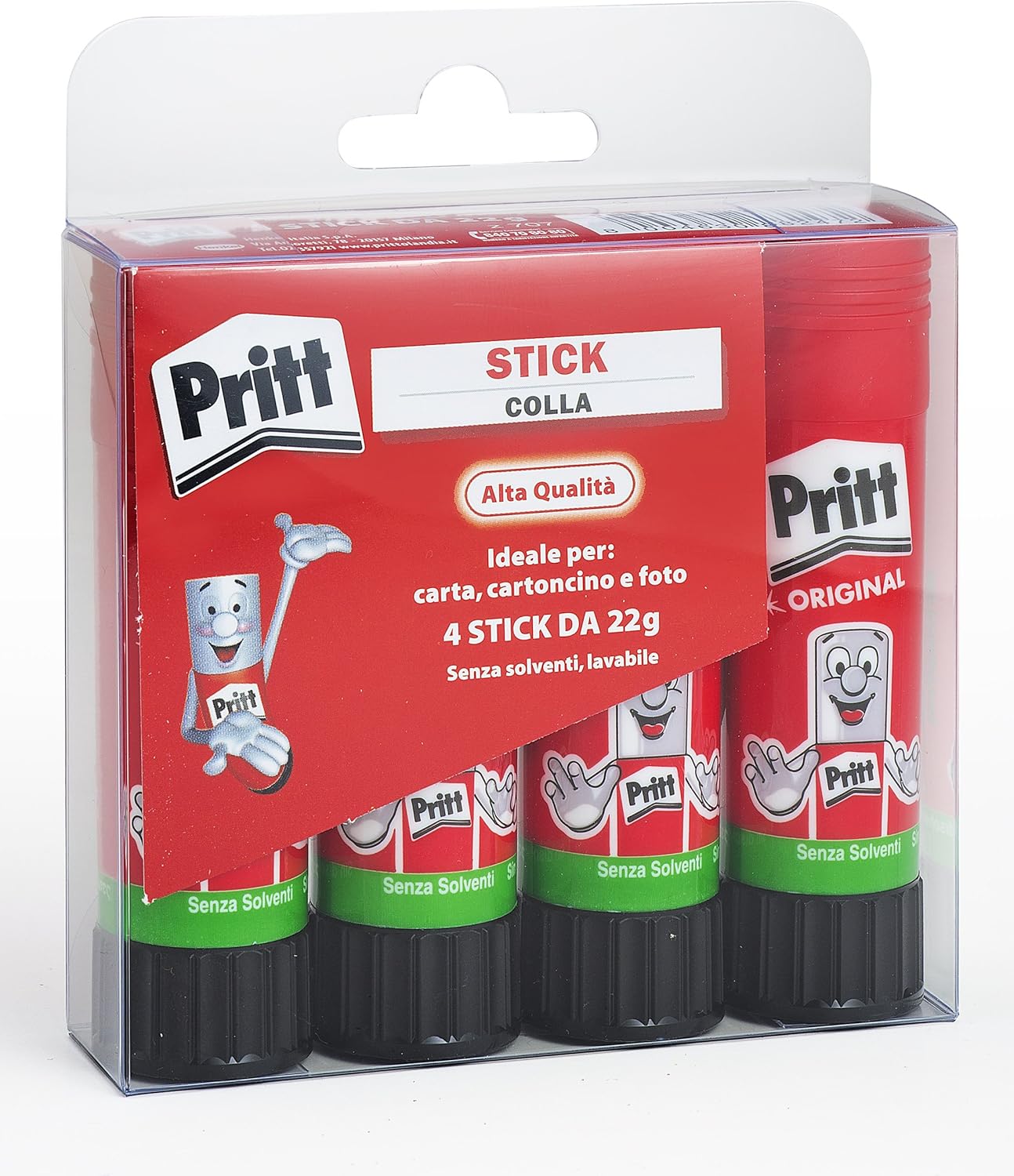 Pritt, 243659, Glue Stick, 4 X 22G Office Products