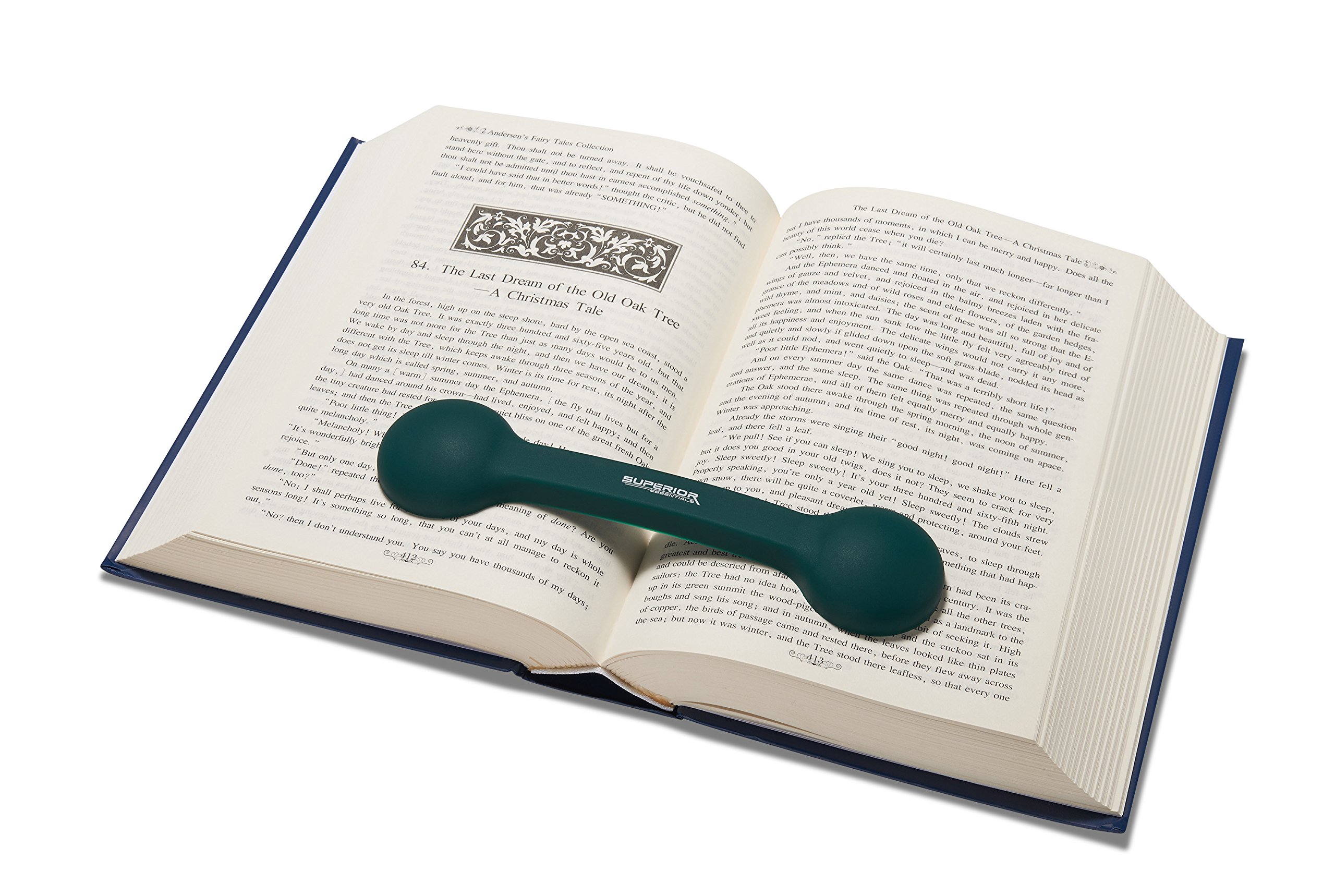 Bookmark/Weight-Page Holder-Holds Books Open and in Place-Green-by Superior Essentials โ image 1
