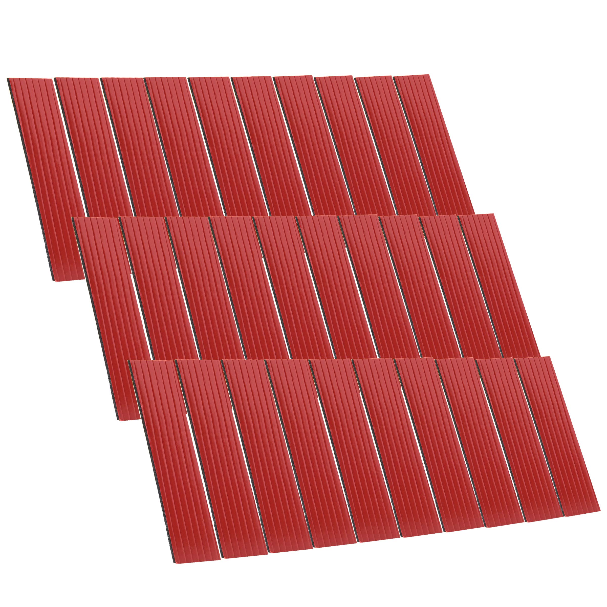 FEPITO 30 Pack Number Plate Sticky Pads Adhesive Double Sided Sticky Foam Pads for Car License Number Plate Fixing