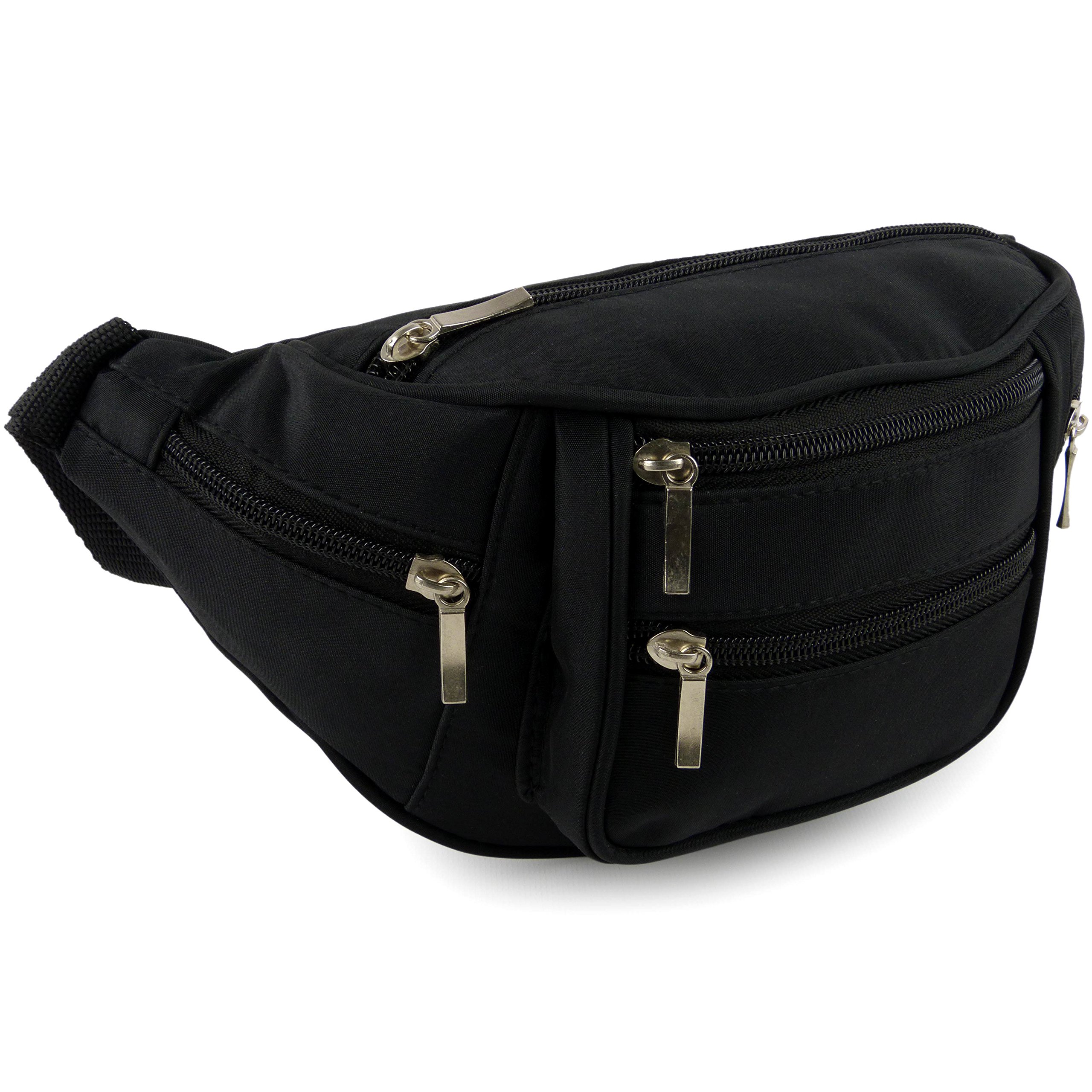 Quality Bum Bag with 6 Zipped compartment