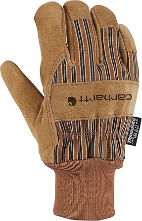 Carhartt Men's Insulated Suede Work Glove with Knit Cuff ...