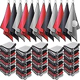 Batiyeer Golf Towels Bulk for Bags 16'' x 16'' Microfiber Waffle Pattern Golf Towel with Clipfor Mini Tournament, Club, Yoga, Fitness