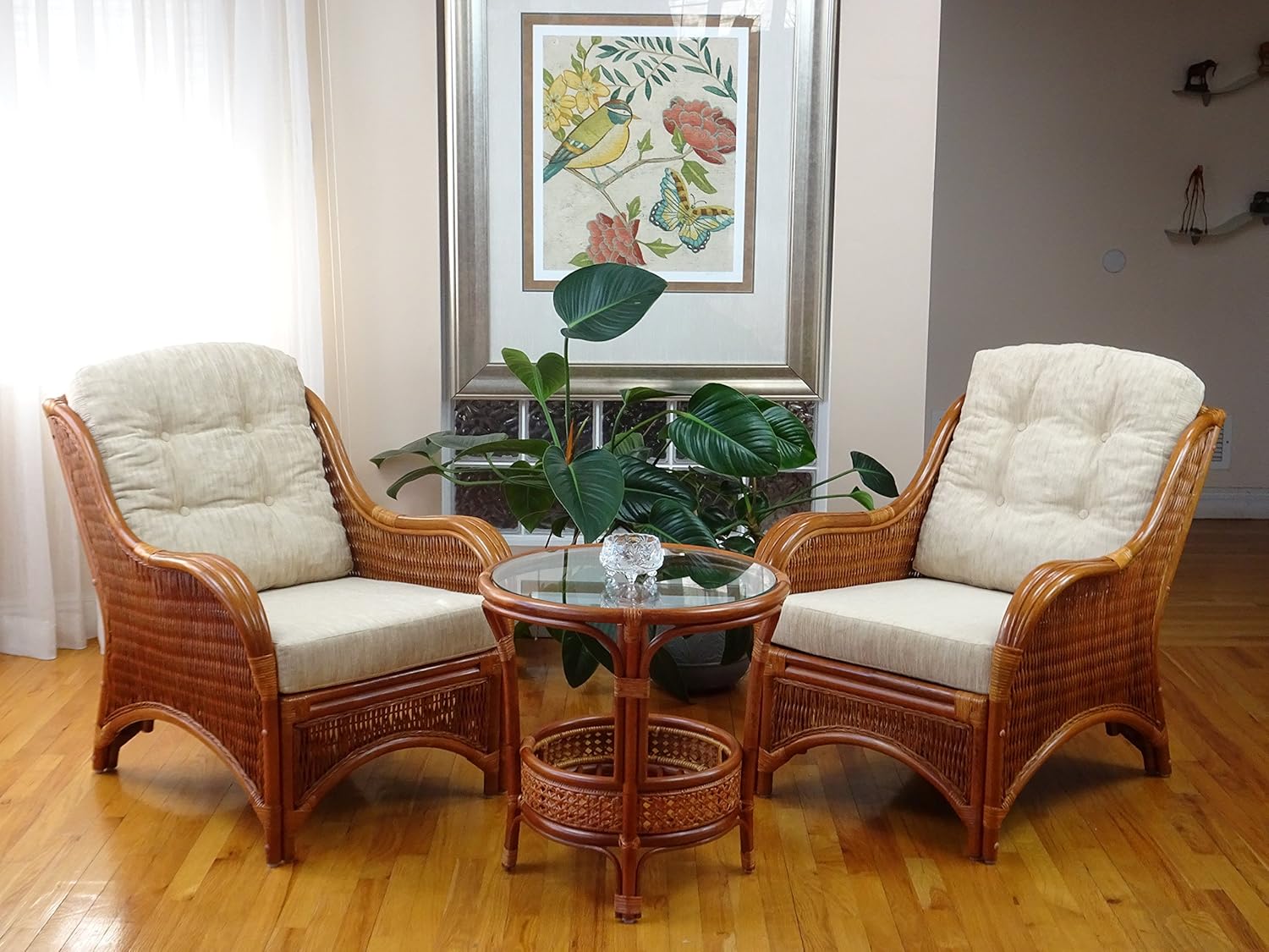 Best 23 Inch Round Glass Table Set