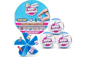 Mini Brands 5 Surprise UK Series 3 Starter Pack (1 Case & 3 Capsules) by ZURU