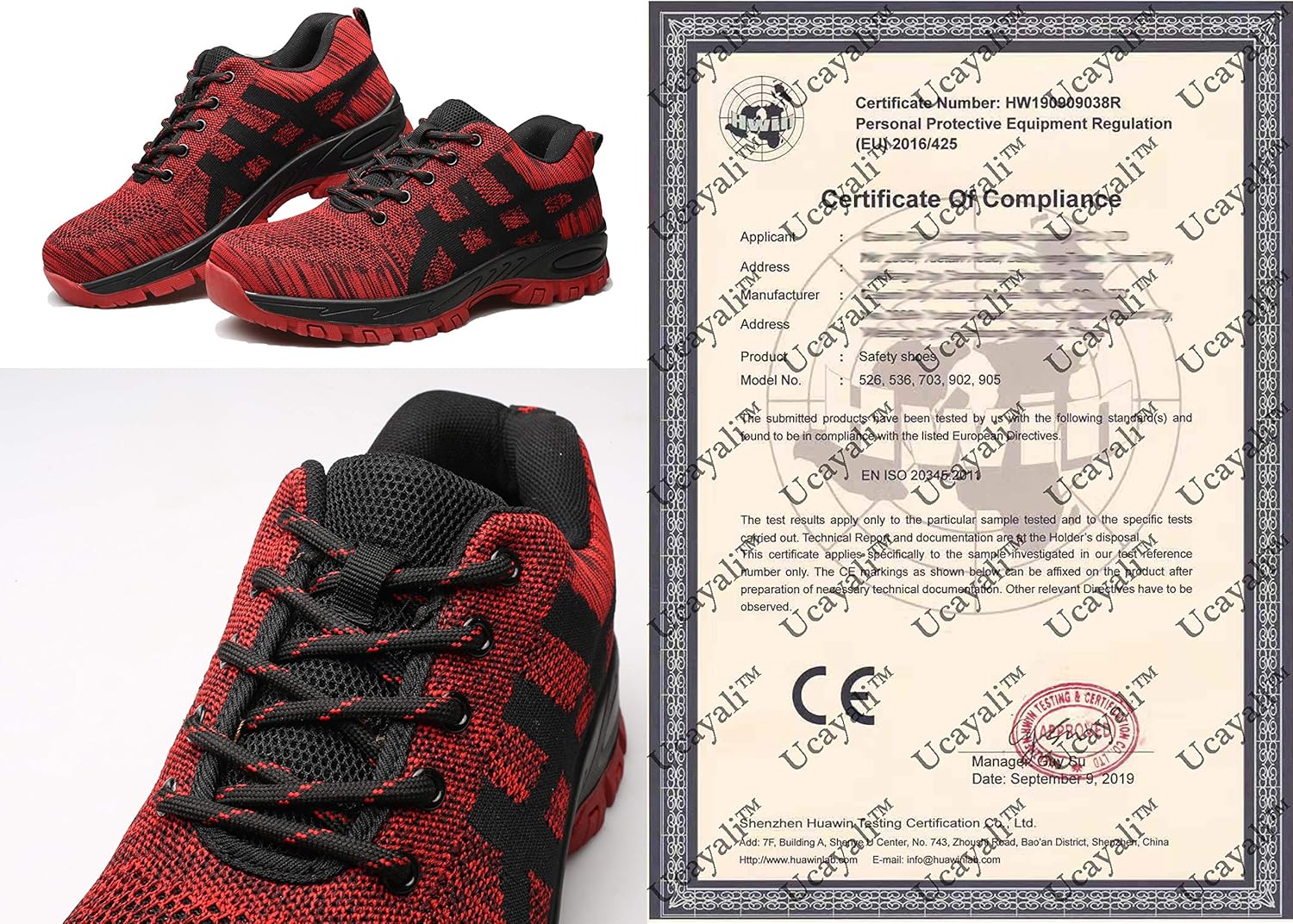 mens safety sneakers