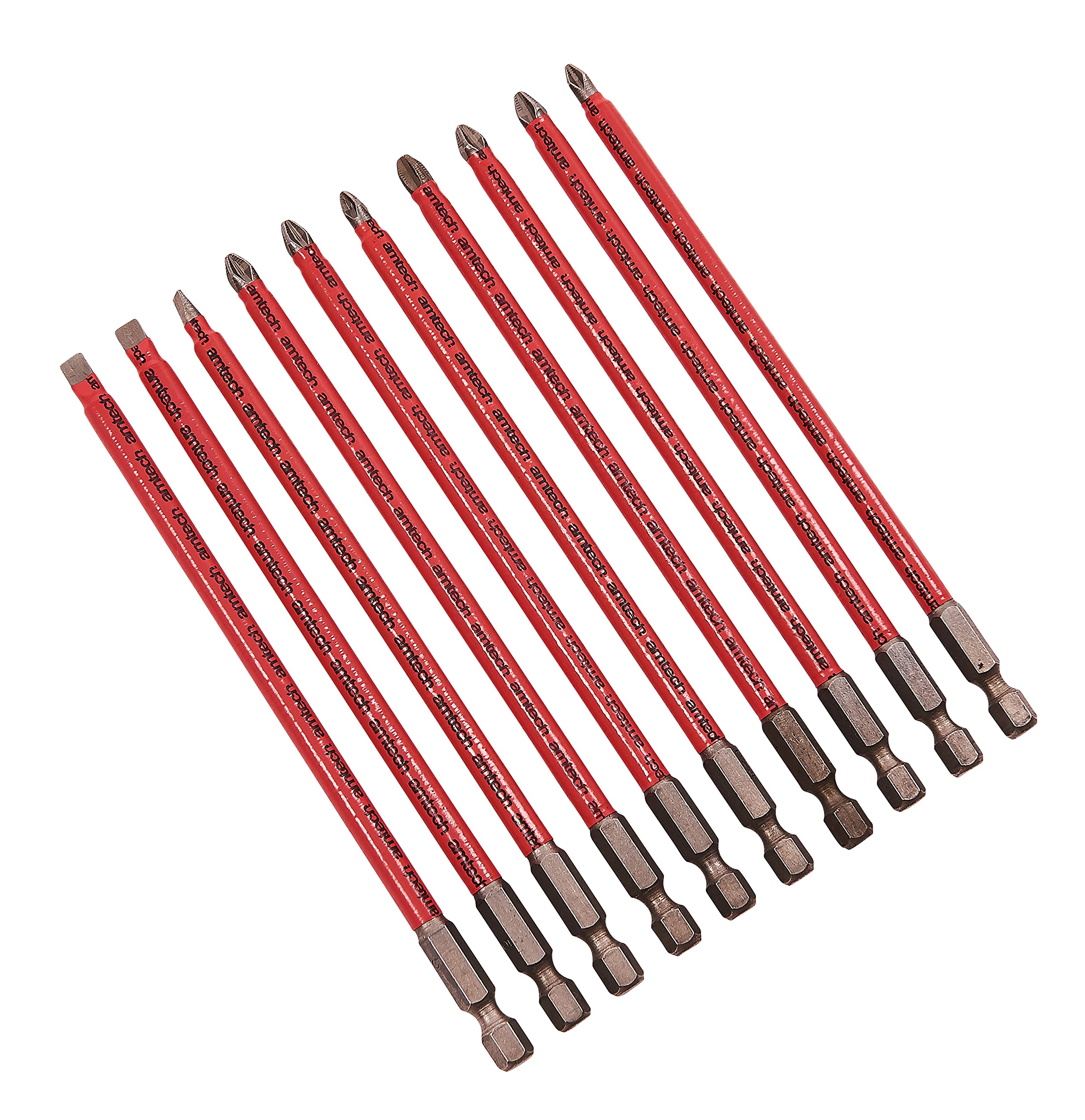 Amtech L2380 10 Piece 150mm non-slip bit set
