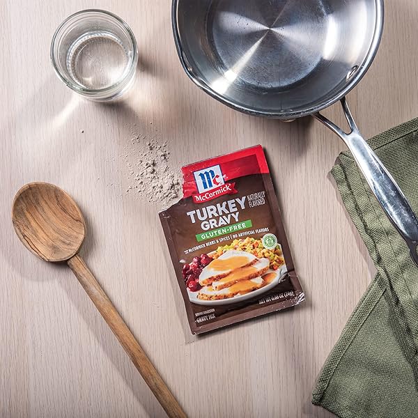 MCCORMICK TURKEY GRAVY MIX (GLUTEN FREE), 0.88 OZ