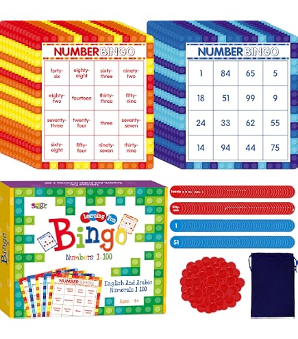 Peaceable Kingdom Numbers Bingo Game | Educational Number Learning Game For Kids & Family