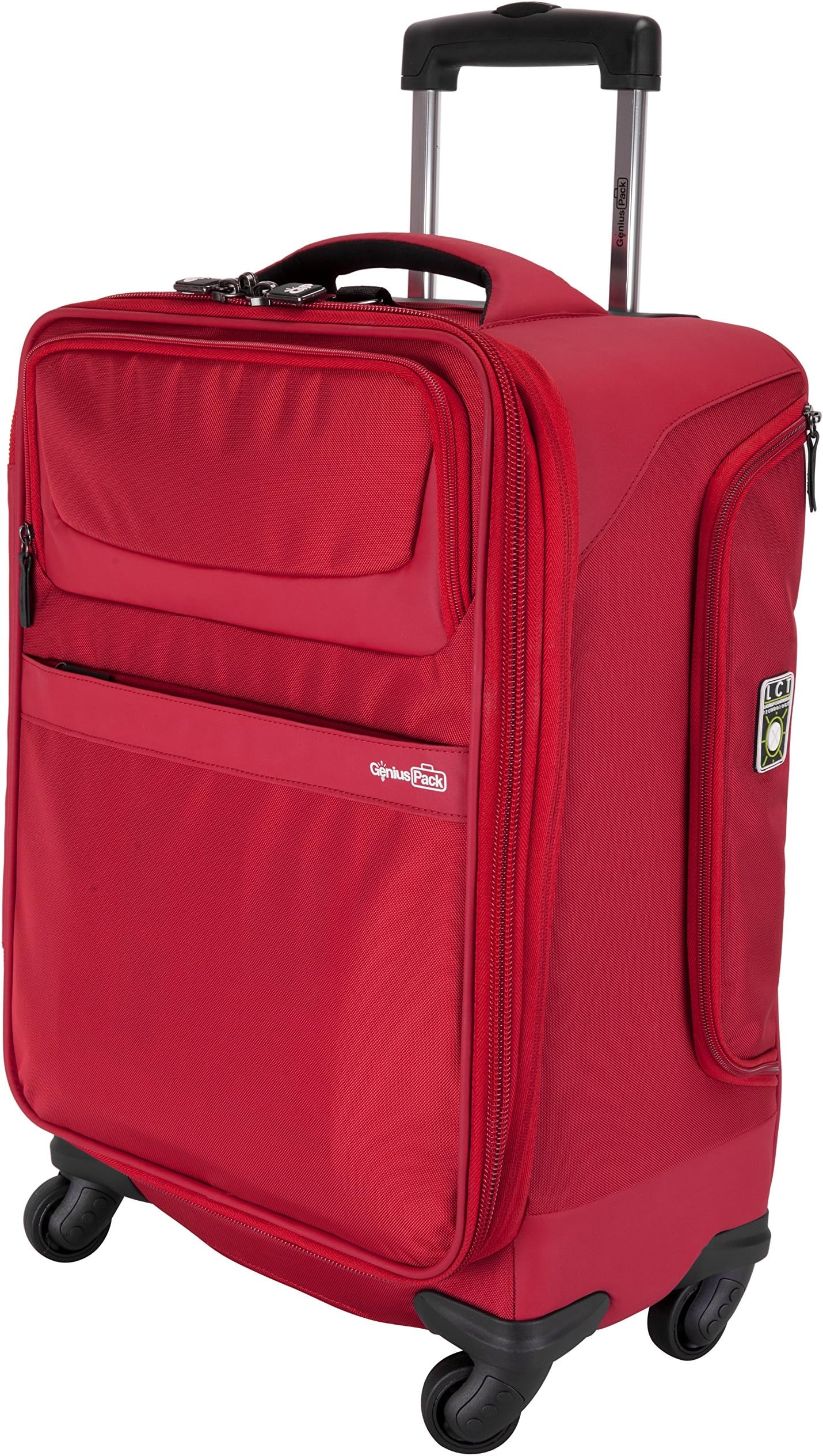 Genius Pack 22" Carry On Spinner Luggage - Smart, Organized, Lightweight Suitcase