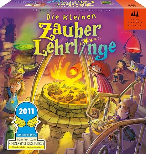 Schmidt Spiele DREI Magier Spiele 40858 Die kleinen Zauberlehrlinge