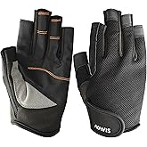 NAVIS MARINE Sailing Gloves for Men Women Rowing Boating Fishing Kayaking All Water Sports Perfect UV Protection Short Finger