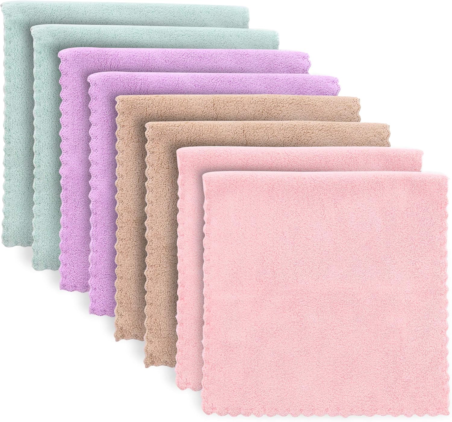 Super Soft Burp Cloths 8 Pack - Thick - Extra Absorbent - Perfect Size Large 20" by 10" - Light and Easy to Carry - Milk Spit Up Rags - Burpy Bib for Unisex, Boy, Girl - Multicolor: Baby