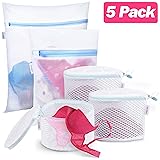 PlusMart 5Pcs Mesh Laundry Bags, Delicates Laundry