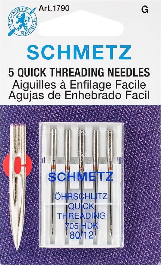 EuroNotions Quick SelfThreading Machine Needles, MultiColour, 0.25 x 5.84 x 9.39 cm Amazon
