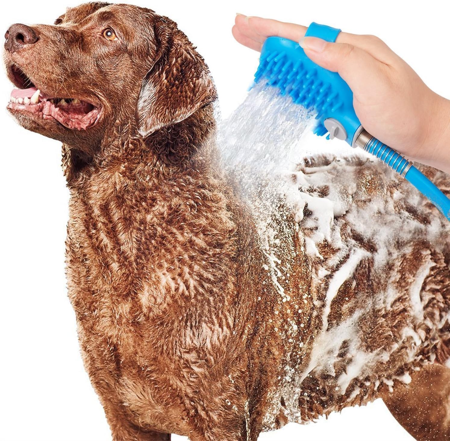 Outdoor Garden Hose Compatible Pet Grooming Bath for Dog and Cat UBEI