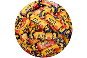 THE HAMPTON POPCORN COMPANY BitOHoney Candy, 2 Pound Bag, Individually Wrapped Candy, Honey Taffy