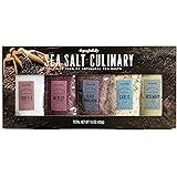 Thoughtfully Gifts, Culinary Sea Salt Gift Set, Flavors Include Truffle, Merlot, Rosemary and More, Pack of 5