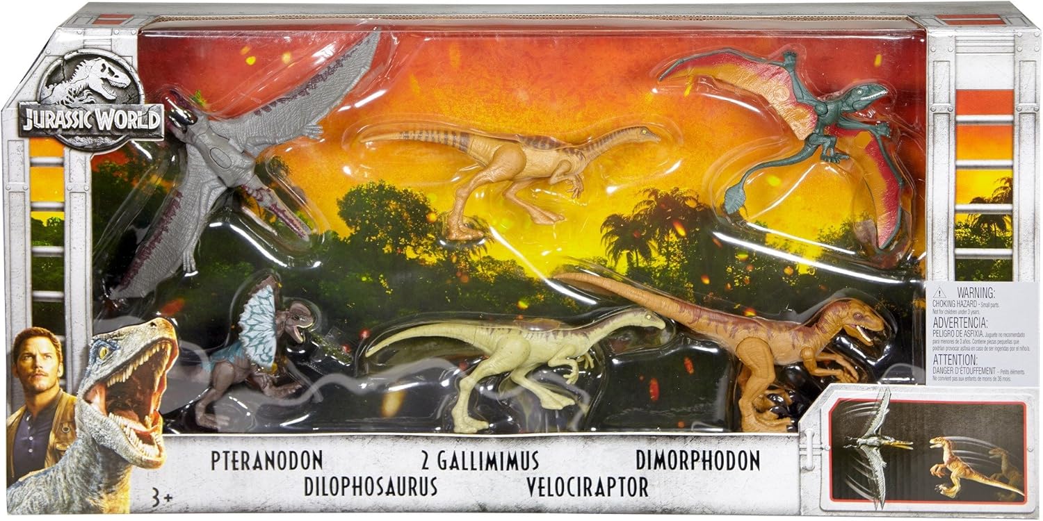 dinosaur action 6 pack