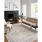 Chris Loves Julia x Loloi Jules JUL-07 Natural / Ocean Oriental Area Rug 7'-6" x 9'-6"