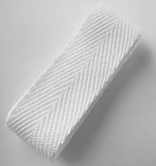 Amazon アクリルテープ 綾テープ バッグ 持ち手テープ手芸 1mm厚約25mm巾 白 3m 7607 1 コード ひも 通販