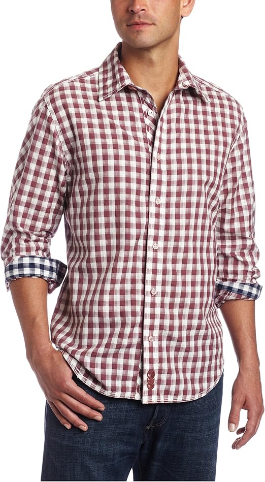 Canterbury of New Zealand Men's Brian Long Sleeve ButtonUp Shirt