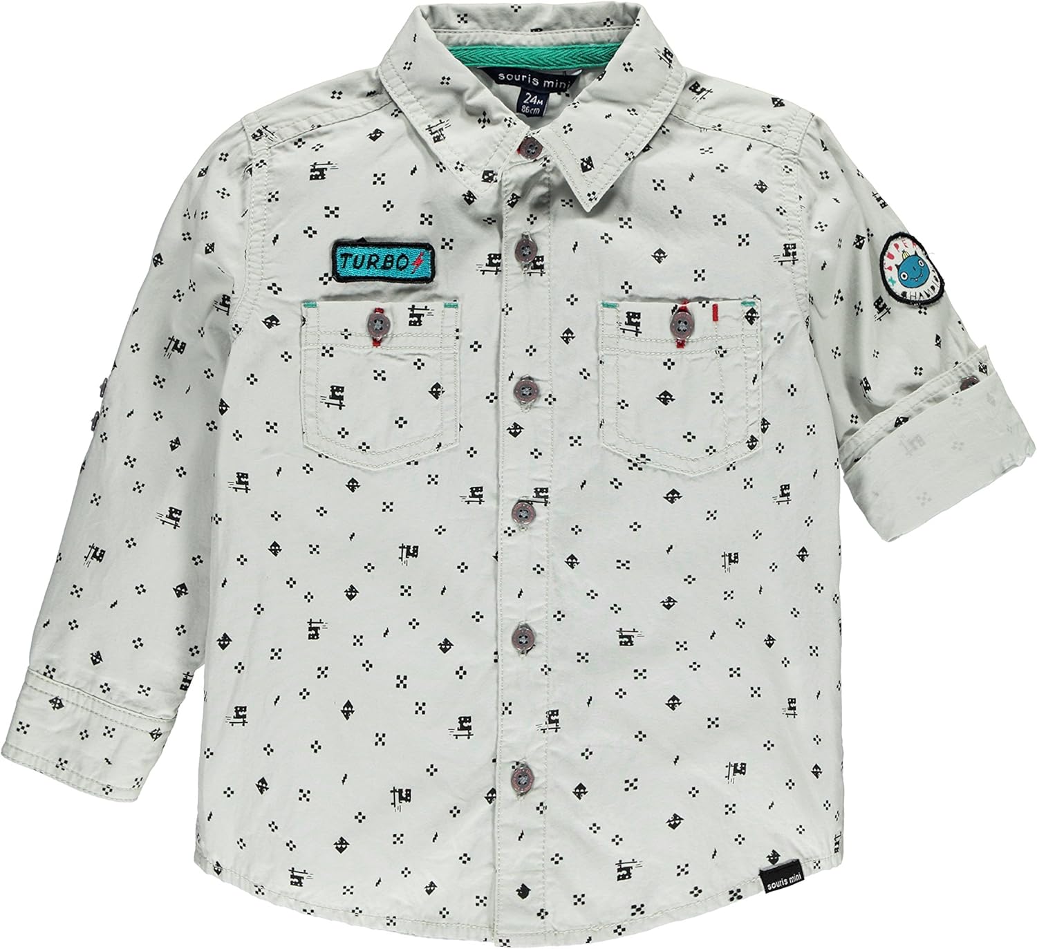baby boy printed shirt