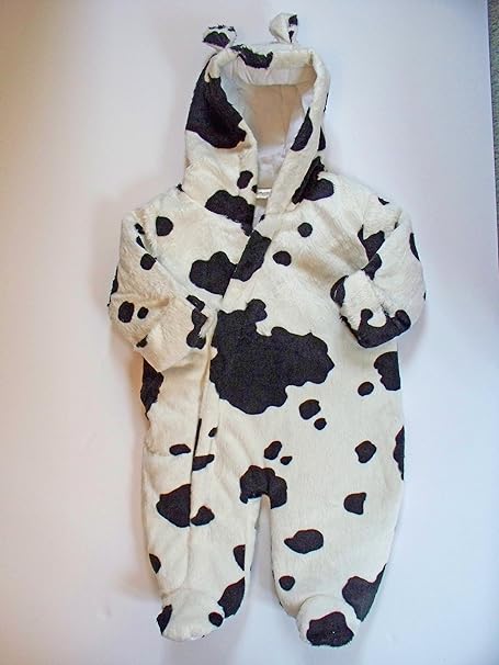 Just Too Cute Baby Winter Animal Cow Print Snowsuit Pramsuit 0 3 Months Amazon Co Uk Baby