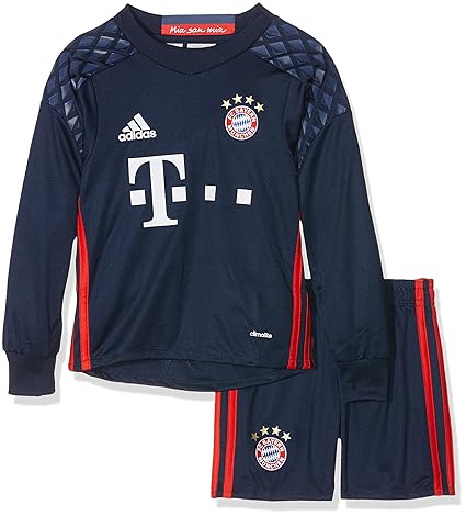 adidas Jungen Torwart-bekleidungsset Fc Bayern München Ausrüstung Home Goalkeeper Mini Kit Set