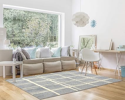 Amazon リビングラグ プラッド Ca 約185x185cm アスワン ラグ カーペット 通販