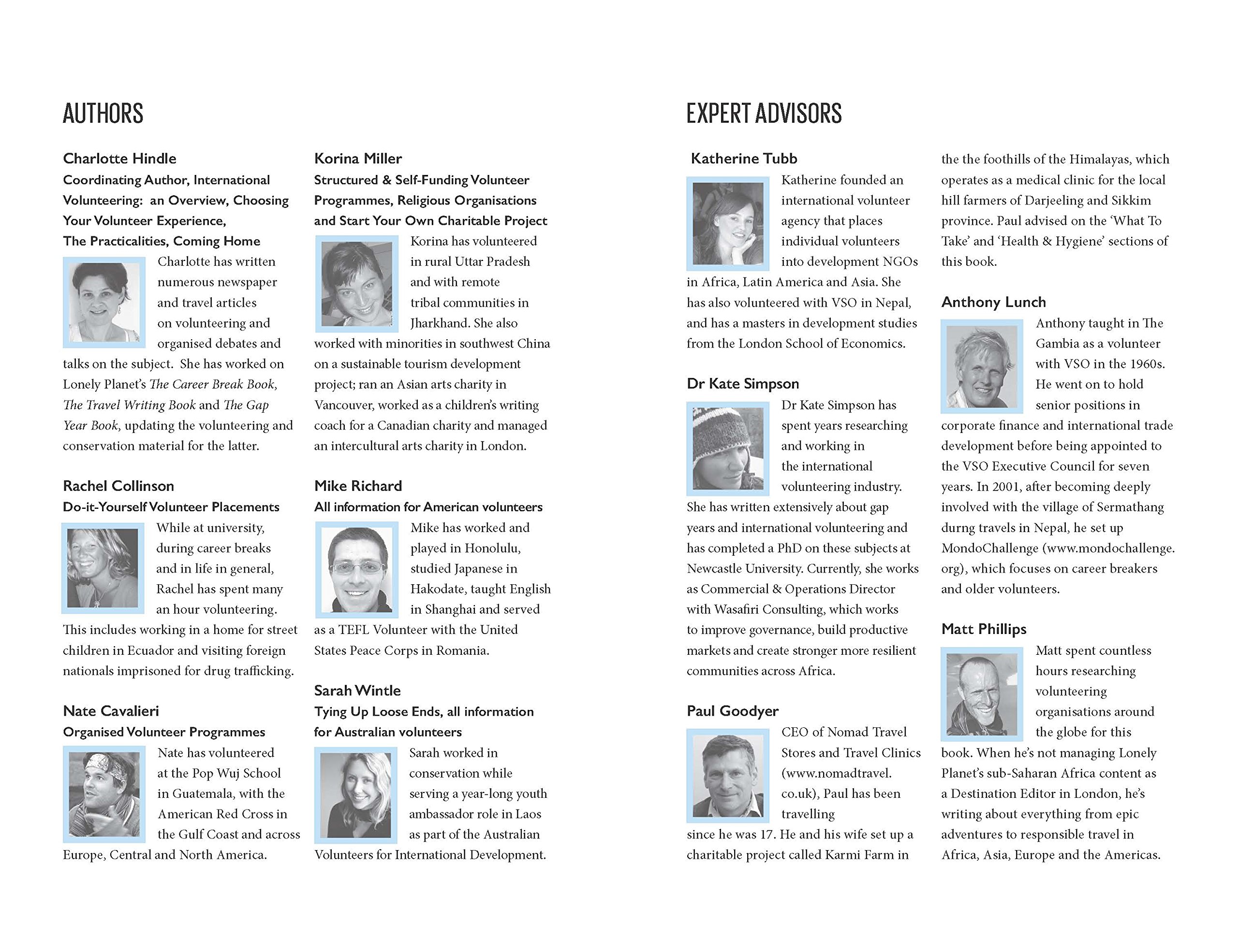 Lonely Planet Volunteer 4th Ed A Traveller S Guide To Making A Difference Around The World Lonely Planet 9781786578679 Books Amazon Ca