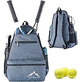 Himal Outdoors Tennis Backpack Tennis Bag - Large Storage Holds 2-3 Rackets and Necessities,Suitble for Women,Men and Teenagers