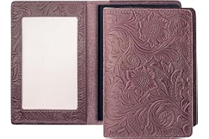 AGBIADD Passport Wallets and Vaccine Card Holder Combo,RFID Blocking Genuine Leather Passport Holder Cover Case with CDC Vaccination Card Slot, Leather Travel Documents Organizer Protector for Women