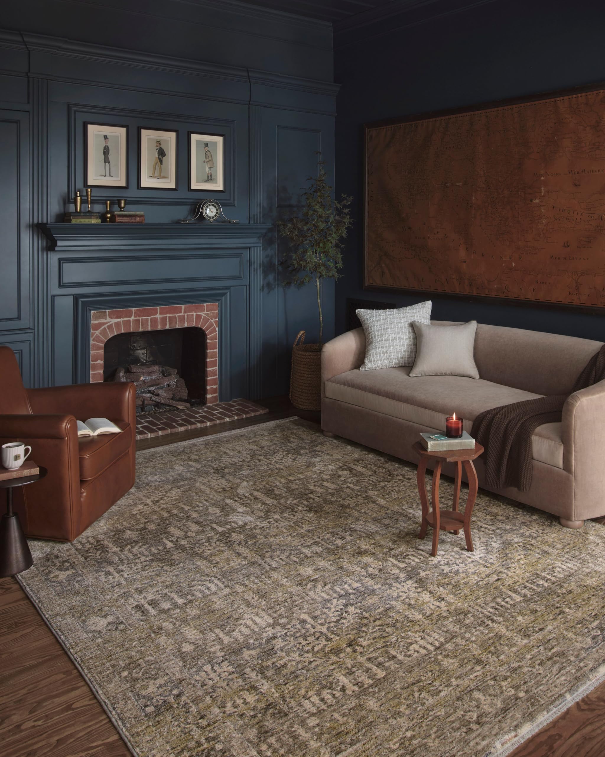 Loloi Magnolia Home by Joanna Gaines Junie Collection JUE-02 Moss ...