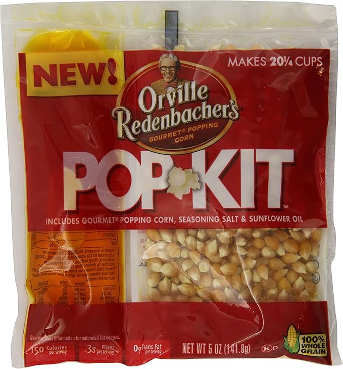 Orville Redenbacher's Pop Kit Popcorn, 5 oz., (Pack of 10) Amazon.ca