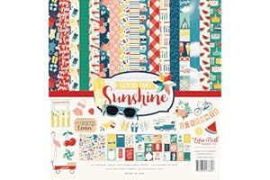 Echo Park Paper Company Good Day Sunshine Collection Kit, 12-x-12-Inch, Multicolor