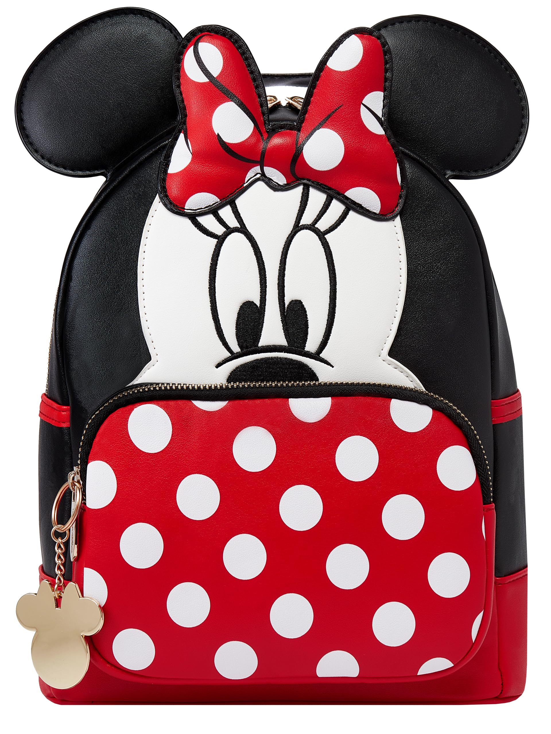 Photo 1 of Disney Backpack | Minnie Mouse Backpack With Keychain | Cute Mini Backpacks | Ladies Bag | One Size Black