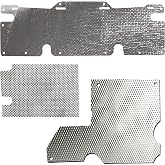 Design Engineering Heat Control Kit Compatible with '19-'20 Honda Talon 100 | Motorcycle &amp; UTV Heat Shield Reduces Rider Leg &amp; Cabin Heat Direct-Fit Exhaust Heat Barrier Powersports Heat Management