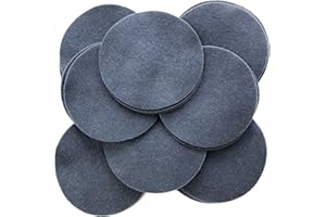 Playfully Ever After Slate Gray Craft Felt Circles (1.5 Inch - 94pc)