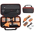 CaseSack case for Klein Tools 80016, ET310 AC Circuit Breaker Finder, Integrated GFCI Outlet Tester, RT310 Receptacle and Accessory Kit (Black with orange zipper)