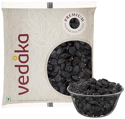 Amazon Brand-Vedaka Premium Black Raisins, 100g