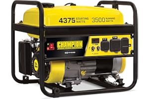 Champion Power Equipment 4375-Watt RV Ready Portable Generator, Yellow/Black, CARB