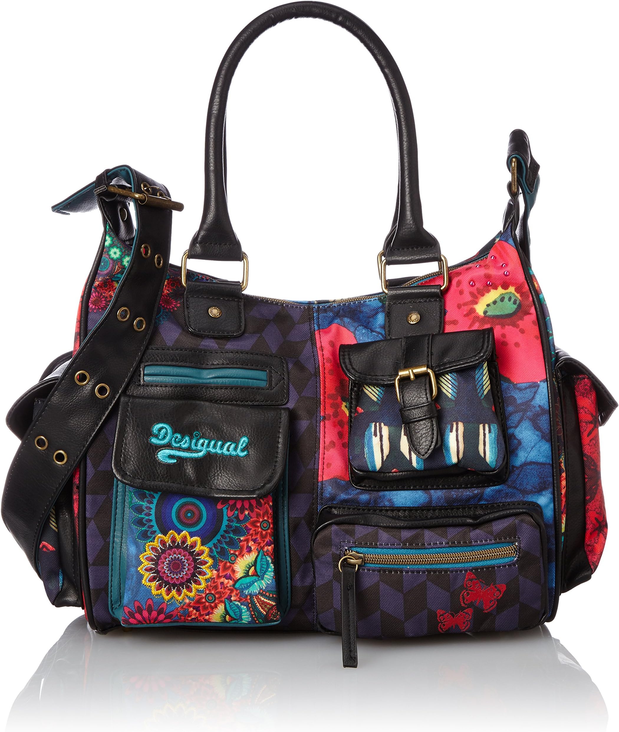 Desigual London Medium Lakey Satchel Bag