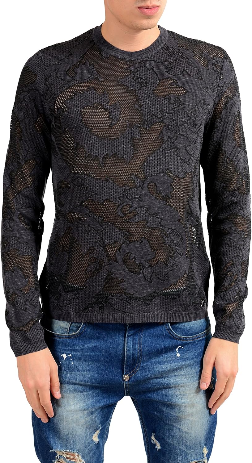 versace men's sweaters