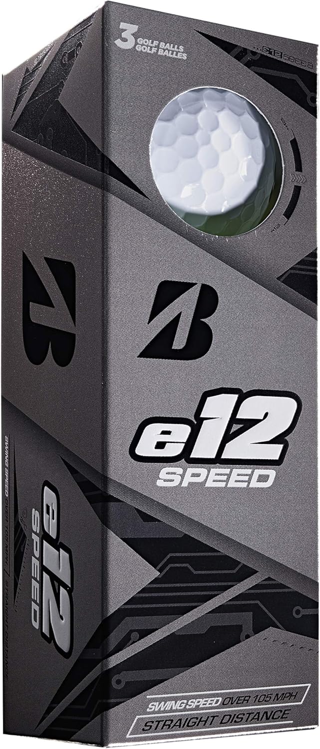 Amazon ブリヂストンゴルフ E12 Speed サーリンカバー 3ピース ゴルフボール Usa直輸入品 ホワイト ブリヂストン Bridgestone ゴルフボール